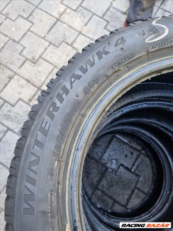  185/5515" újszerű Firestone Winterhawk 4 téli gumi 4db  6. kép
