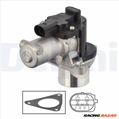 DELPHI EG10617-12B1 - AGR-szelep HYUNDAI KIA