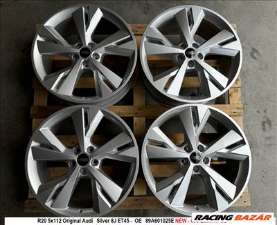 R20 5x112 Original Audi   Silver 8J ET45 -  OE   89A601025E 