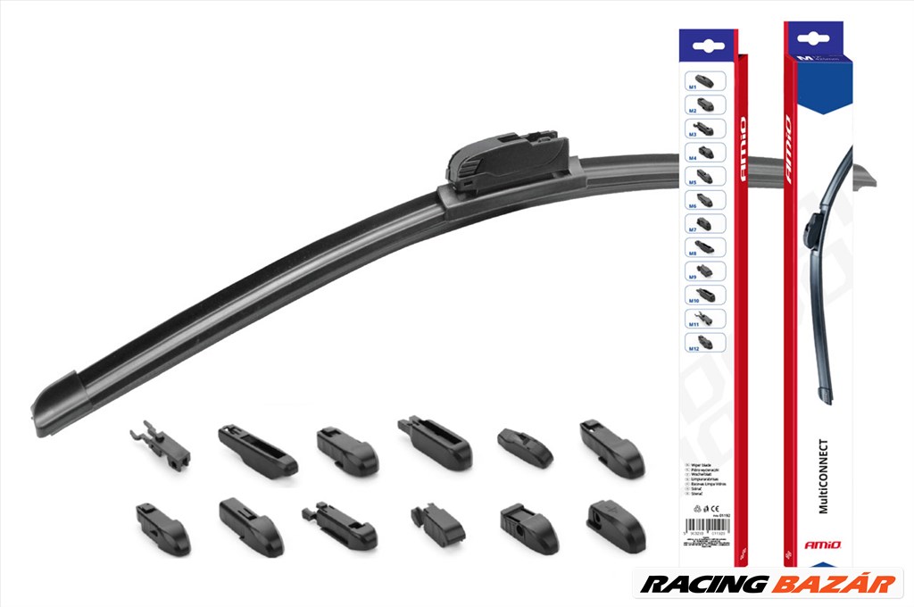 Ablaktörlő lapát 12 adapterrel 28&amp;#8243; 700mm 1. kép