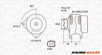 MAGNETI MARELLI 063731825010 - generátor BMW