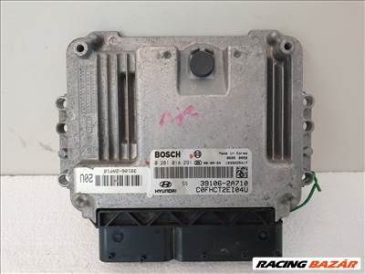 502839 Hyundai i30, 2008, Motorvezérlő, ECU, 39106-2A710, 0281014291 Bosch