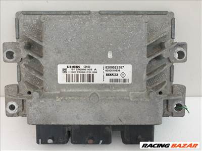 502949 Renault Clio 3, 2010, Motorvezérlő, Ecu, S120200105A, 8200522357 Siemens.