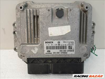 502868 Hyundai iX35, 2014, Motorvezérlő, Ecu, 39199-2ABB3, 0281031420 Bosch.