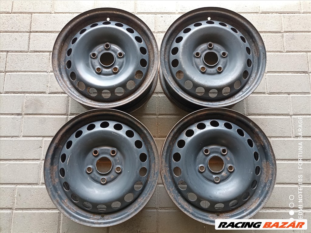 5x112 15" Volkswagen használt lemezfelni garnitúra (R462) 1. kép