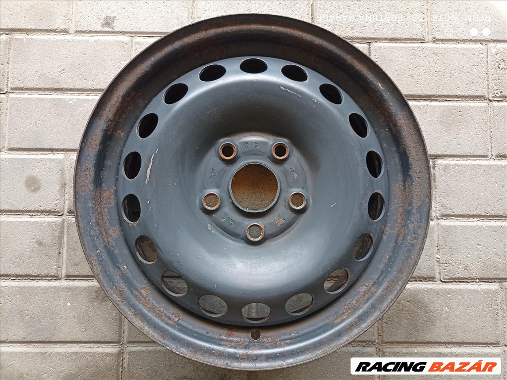 5x112 15" Volkswagen használt lemezfelni garnitúra (R462) 5. kép