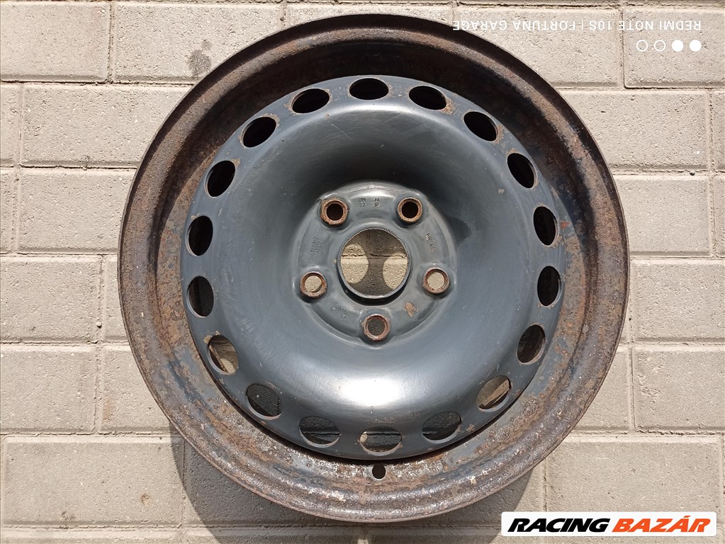 5x112 15" Volkswagen használt lemezfelni garnitúra (R462) 4. kép