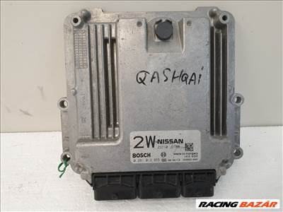 502867 Nissan Qashqai 2008, Motorvezérlő, Ecu, 23710JD78B, 0281013855, Bosch