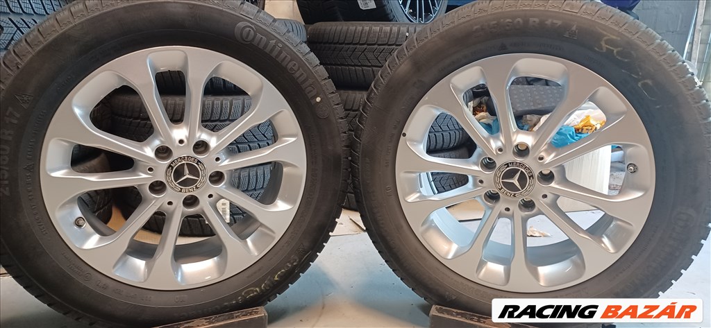  Mercedes W156 GLA GLB 5x112 6,5x17 215/60 R17 téli gumikkal 4db 5. kép