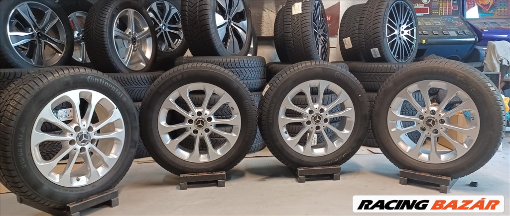  Mercedes W156 GLA GLB 5x112 6,5x17 215/60 R17 téli gumikkal 4db 6. kép