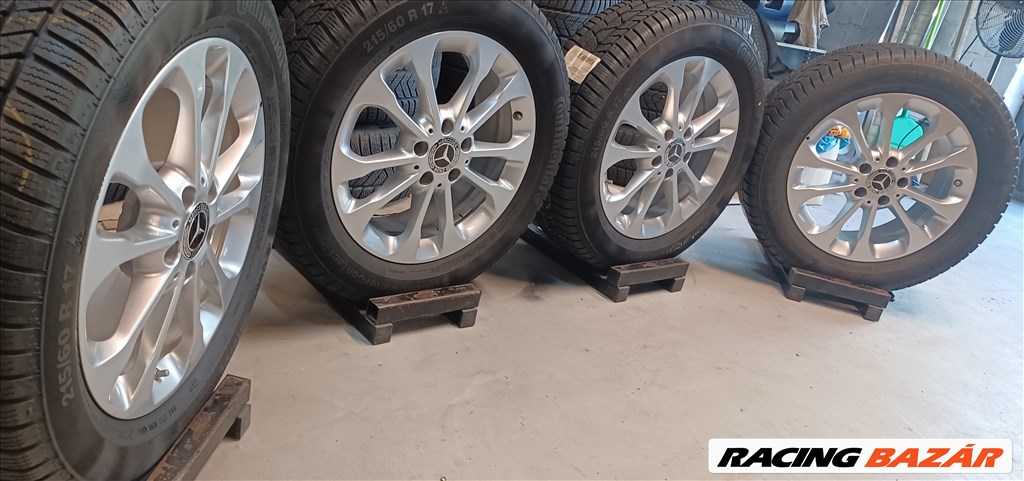  Mercedes W156 GLA GLB 5x112 6,5x17 215/60 R17 téli gumikkal 4db 7. kép