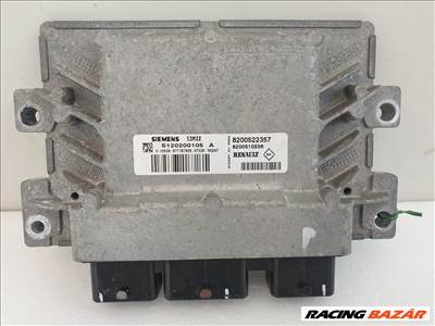  502947 Renault Clio 3, 2009, Motorvezérlő, Ecu, S120200105A, 8200522357 Siemens.