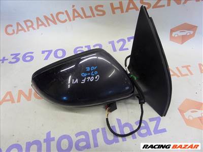 VW Golf VI Eladó gyári, bontott jobb oldali külső visszapillantó 