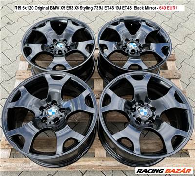 R19 5x120 Original BMW X5 E53 X5 Styling 73 9J ET48 10J ET45  Kétszéles gyári alufelnik 
