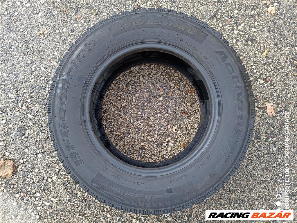 215/65 R15"C BF Goodrich használt téli kisteherautó gumik 3. kép