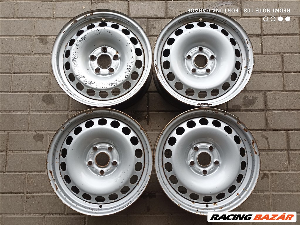 5x112 16" Volkswagen használt lemezfelni garnitúra (R469) 1. kép