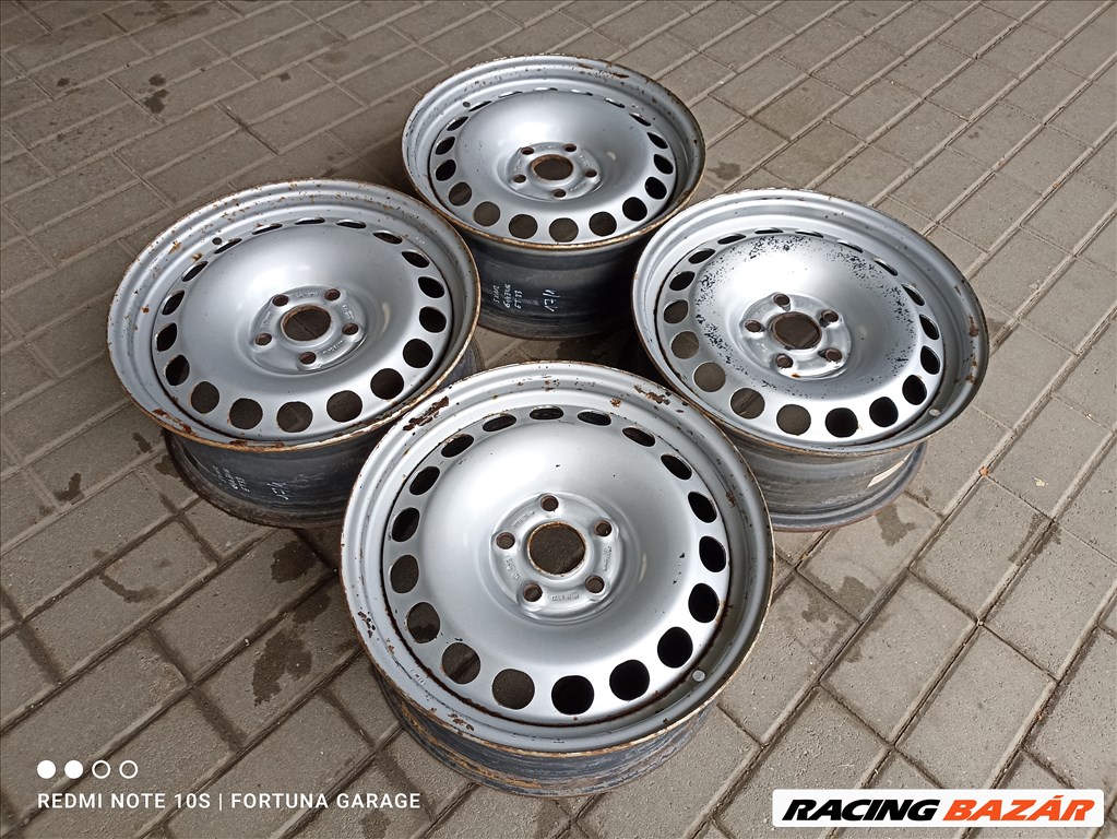 5x112 16" Volkswagen használt lemezfelni garnitúra (R469) 2. kép