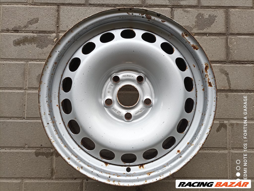 5x112 16" Volkswagen használt lemezfelni garnitúra (R469) 3. kép