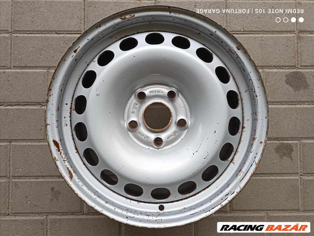 5x112 16" Volkswagen használt lemezfelni garnitúra (R469) 5. kép