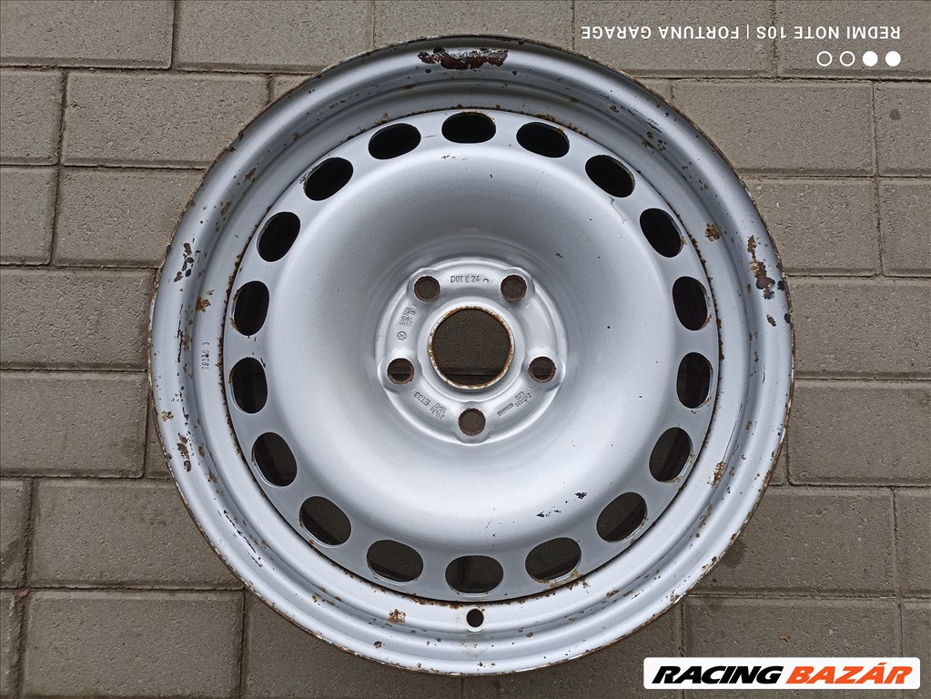 5x112 16" Volkswagen használt lemezfelni garnitúra (R469) 6. kép