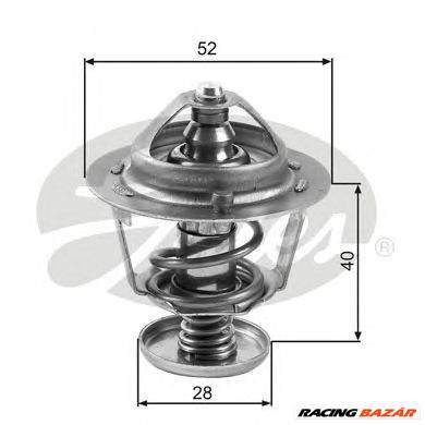 GATES TH24782G1 - termosztát, hűtőfolyadék EUNOS FORD FORD ASIA / OZEANIA FORD AUSTRALIA FORD USA HA
