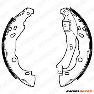 DELPHI LS1929 - fékpofakészlet CITROËN DACIA NISSAN RENAULT