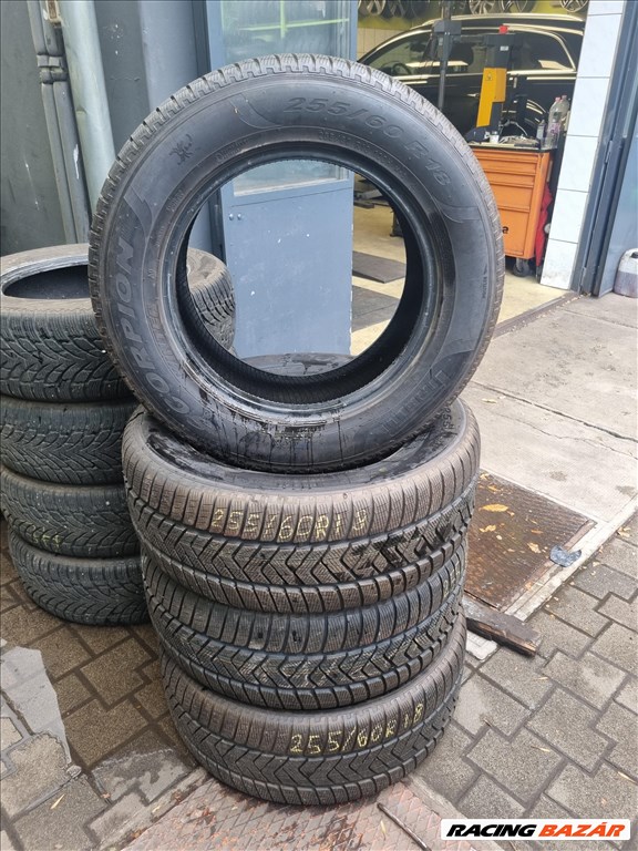  255/6018" újszerű Pirelli Scorpion Winter téli gumi 4db  2. kép