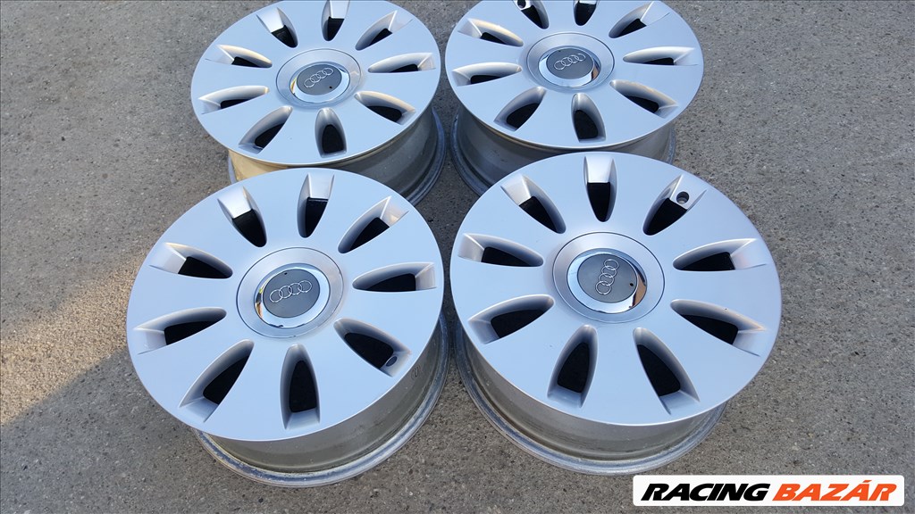  16"-os, 5x112-es újszerű gyári Audi alufelni 1. kép