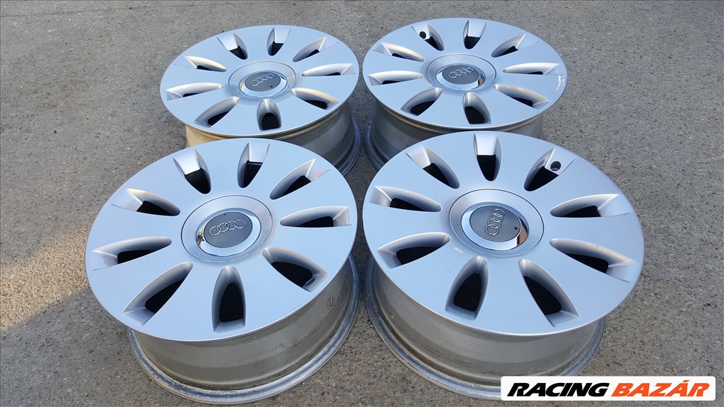  16"-os, 5x112-es újszerű gyári Audi alufelni 3. kép