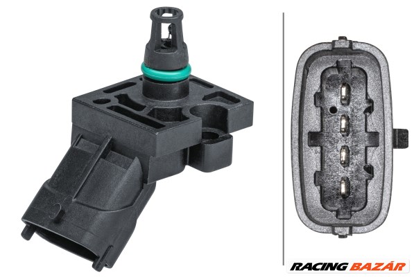 HELLA 6PP 009 403-131 - töltőnyomás érzékelő VOLVO 1. kép