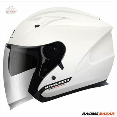 MT Avenue SV -Solid Gloss White- nyitott bukósisak (XS-XXL) ÚJ!!
