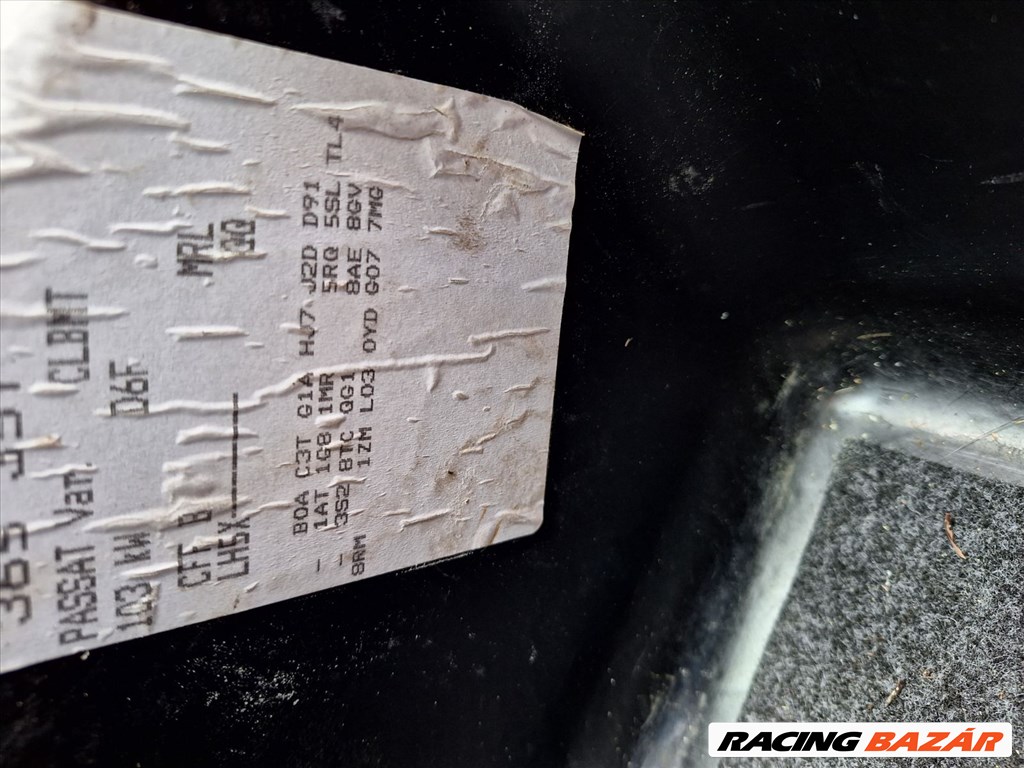 Vw passat B7 2.0 CR CFF LH5X Alkatrészek 8. kép