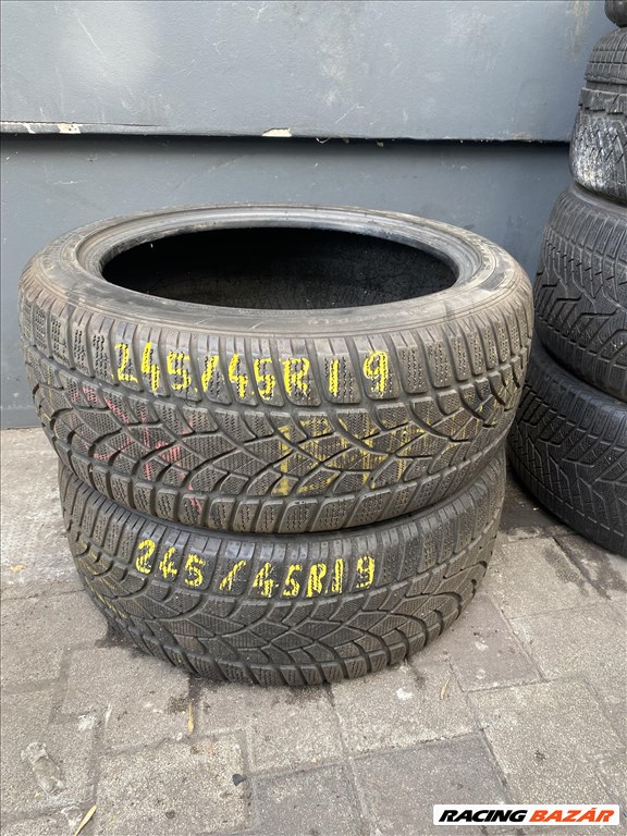  245/4519" használt Dunlop SP Winter Sport 3D téli gumi 2db 2. kép