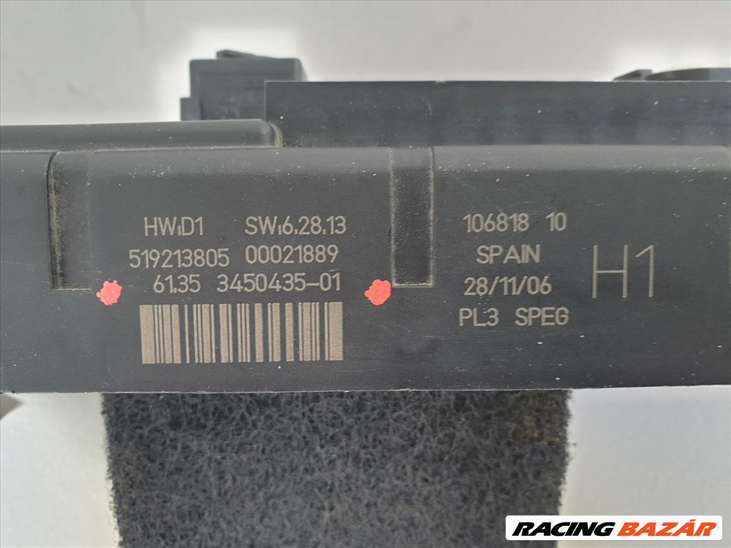 503004 Mini Cooper R56, 2006, Belső Biztosíték Tábla, 6135345043501 5. kép