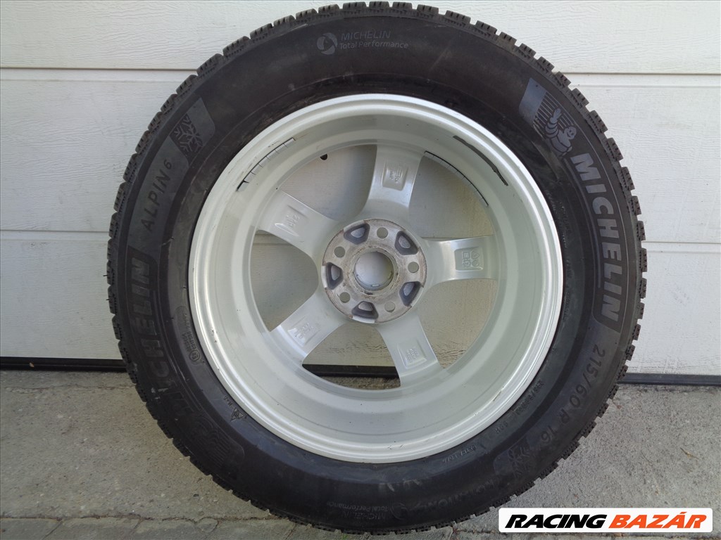 RC-D alufelni 16, 5×112-es osztó, Michelin 215/60-as újszerű téli gumival eladó. 3. kép