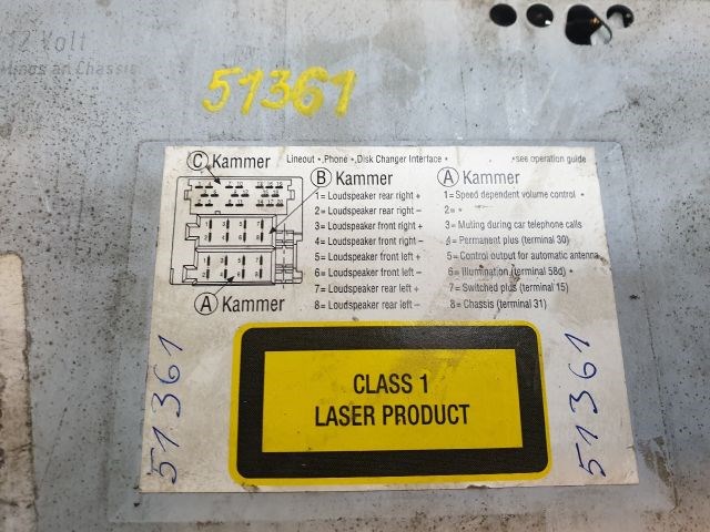 FORD FOCUS (DAW, DBW) Rádió / CD 4. kép