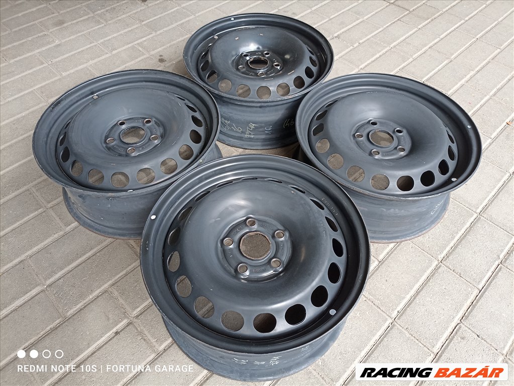 5x112 16" Volkswagen használt lemezfelni garnitúra (R463) 2. kép