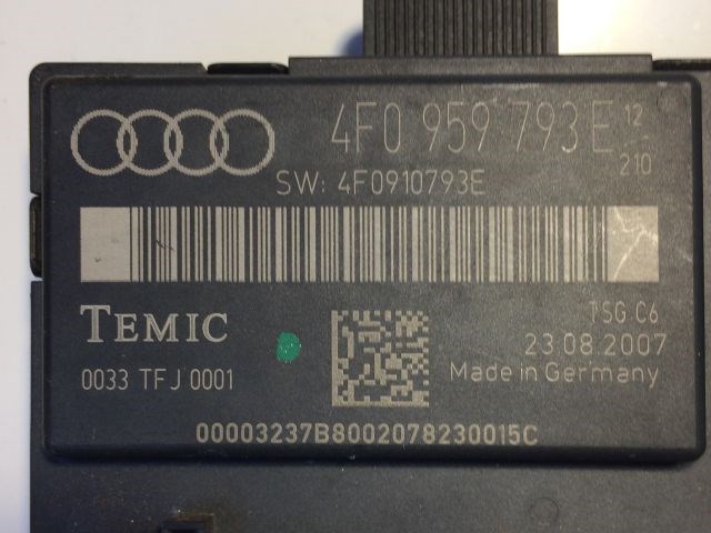 AUDI A6 C6 Bal első Ajtó Vezérlőegység 3. kép