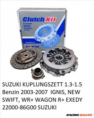 SUZUKI KUPLUNGSZETT 1.3-1.5 Benzin 2003-2007 IGNIS, NEW SWIFT, WR+ WAGON R+ EXEDY 22000-86G00 SUZUKI