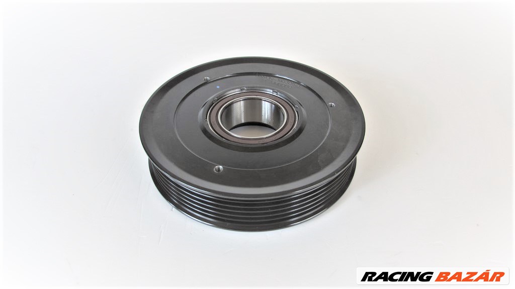 HK11626) ÚJ KLÍMAKOMPRESSZOR ÉKSZÍJTÁRCSA, KUPLUNG - Kia Sportage 15-19 / Hyundai Santa Fe 12-18, Grand Santa Fe 13-18, Tucson 15-18 - 976432W000 Made in Korea 1. kép