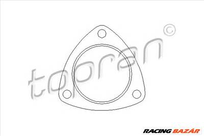 TOPRAN 107 211 - kipufogócső tömítés AUDI SEAT SKODA VW