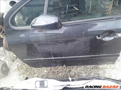 Peugeot 307 Bal Első Ajtó Fekete