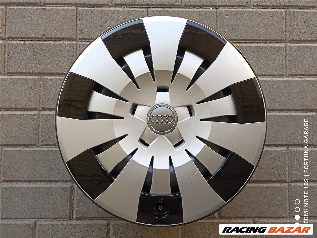 5x112 16" Audi használt lemezfelni garnitúra dísztárcsával (R441) 4. kép