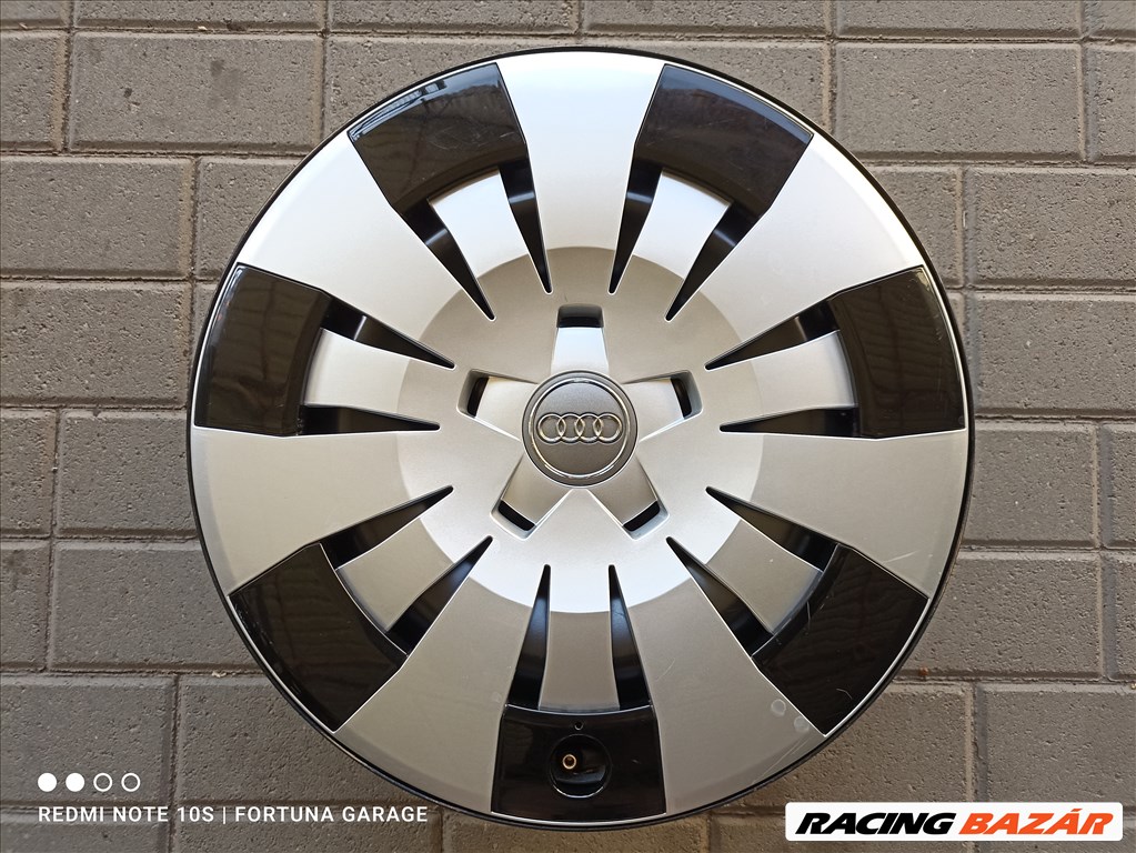 5x112 16" Audi használt lemezfelni garnitúra dísztárcsával (R441) 5. kép
