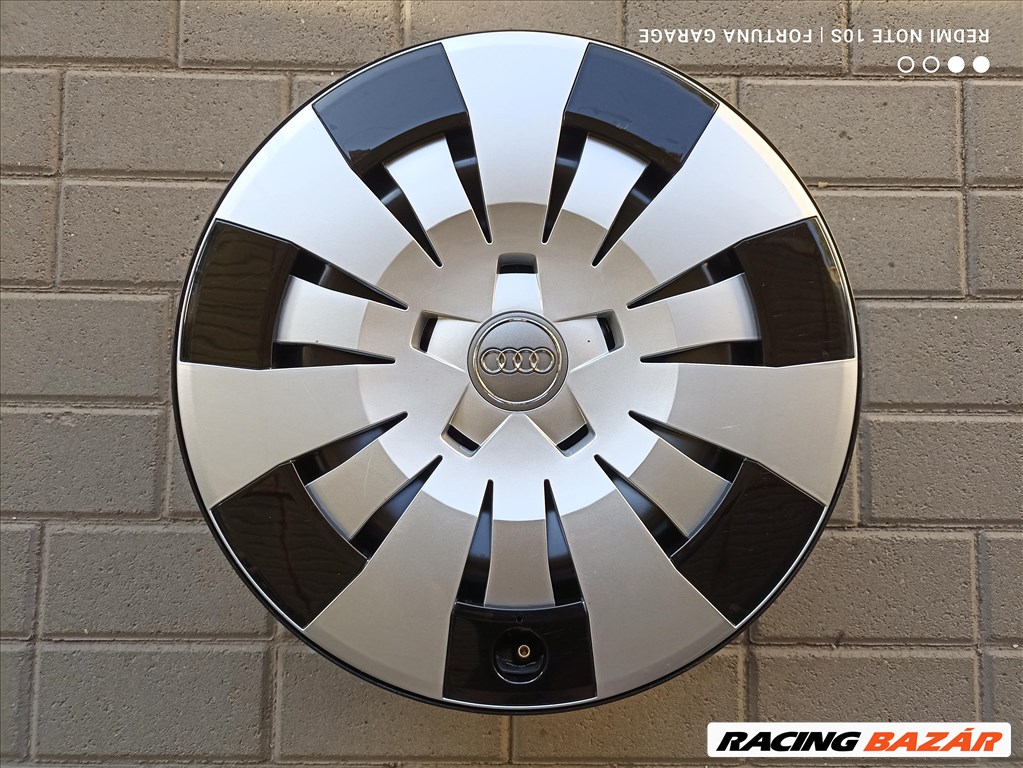 5x112 16" Audi használt lemezfelni garnitúra dísztárcsával (R441) 6. kép