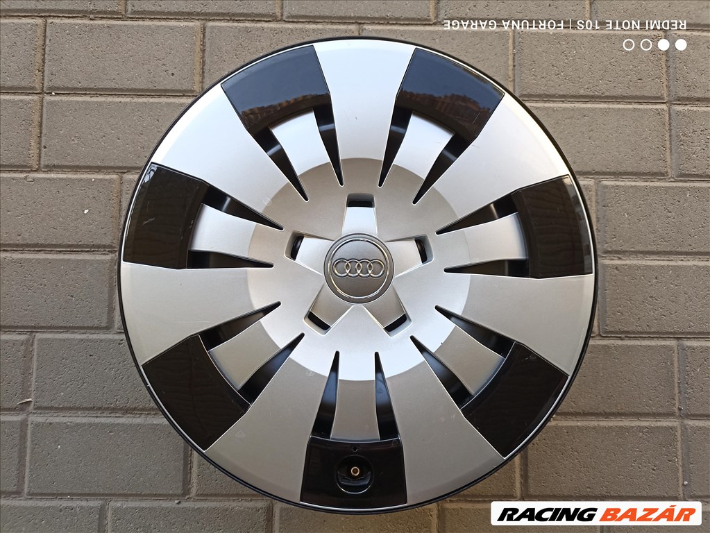 5x112 16" Audi használt lemezfelni garnitúra dísztárcsával (R441) 7. kép