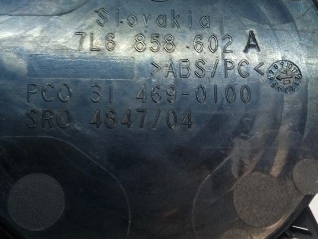 VW TOUAREG (7LA, 7L6, 7L7) Pohártartó 3. kép