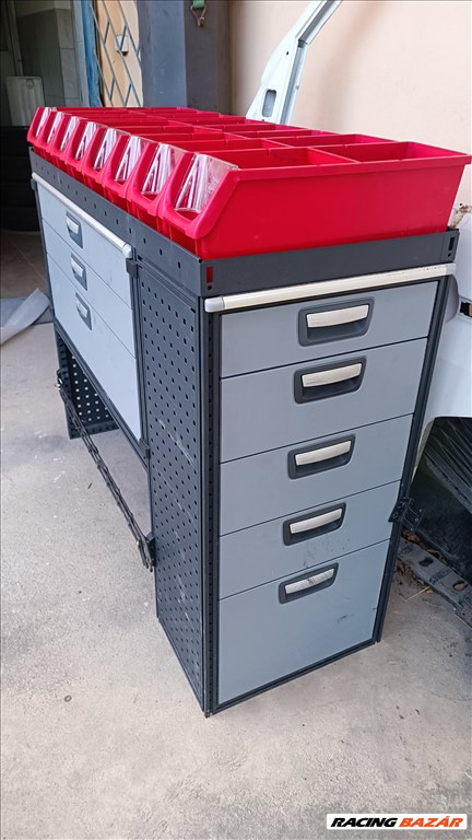 Járműberendezés-Raktérszekrény-polcrendszer kisteherautóba /Modul-system 2. kép