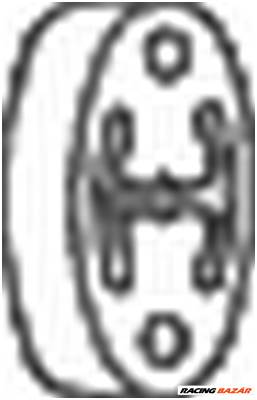 BOSAL 255-217 - gumiszalag, kipufogórendszer AUSTIN CHEVROLET DAEWOO DAIHATSU HONDA HYUNDAI LAND ROV