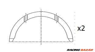 FAI AutoParts BT3006-STD - Távtartó lemez, főtengely ALFA ROMEO CHEVROLET CHRYSLER CITROËN FIAT FORD
